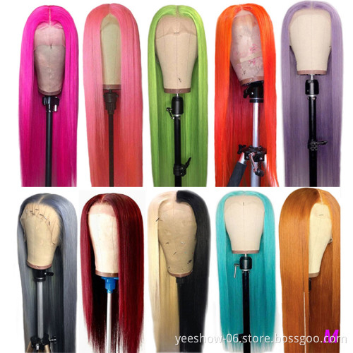 13x4 13*6 HD Invisible Transparent Lace Front Wigs Wholesale Price Real Mink Cambodian Virgin Remy Hair straight HD Lace Wig
